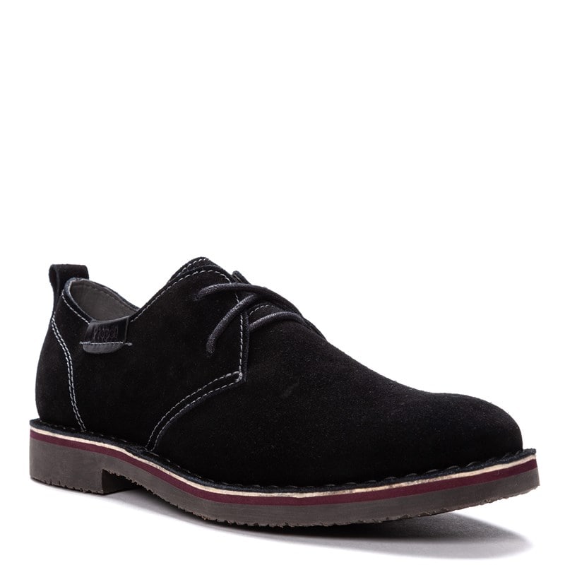 Propet Men's Finn Plain Toe Oxford Shoes (Black) - Size 10.5 5E