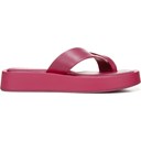 Fuchsia Faux Leather