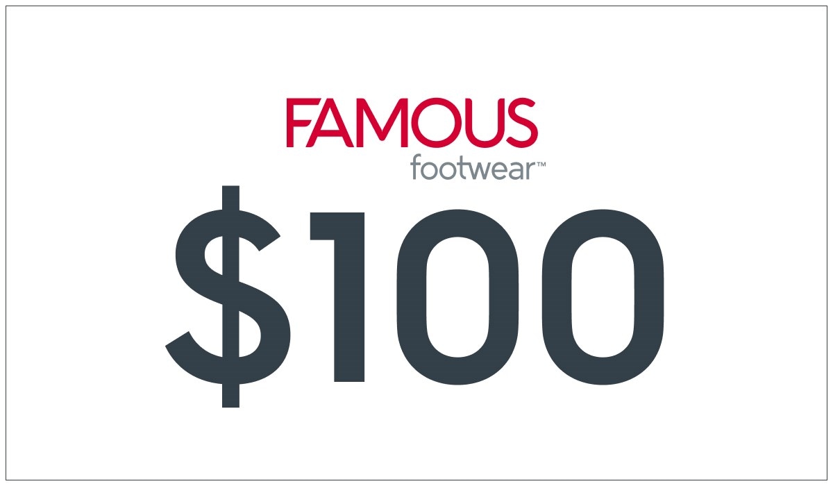 Famous Footwear Gift Card $100 Multi, Gift Cards, Famous Footwear