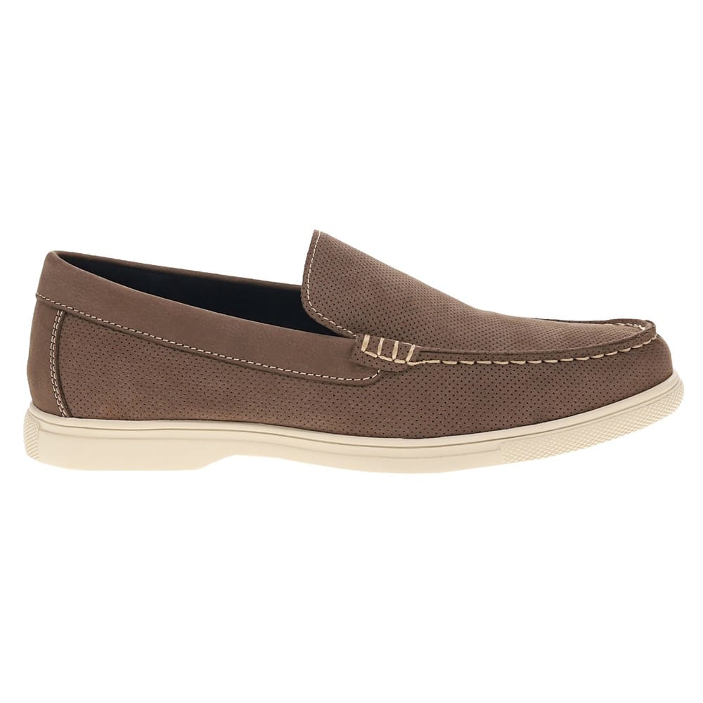 Dockers Brown Leather Slip-On Moc Toe Loafers Size 13 Excellent Condition Dockers Shoes Mens 13 Brown Leather Moc Toe Casual Loafers  main image 2