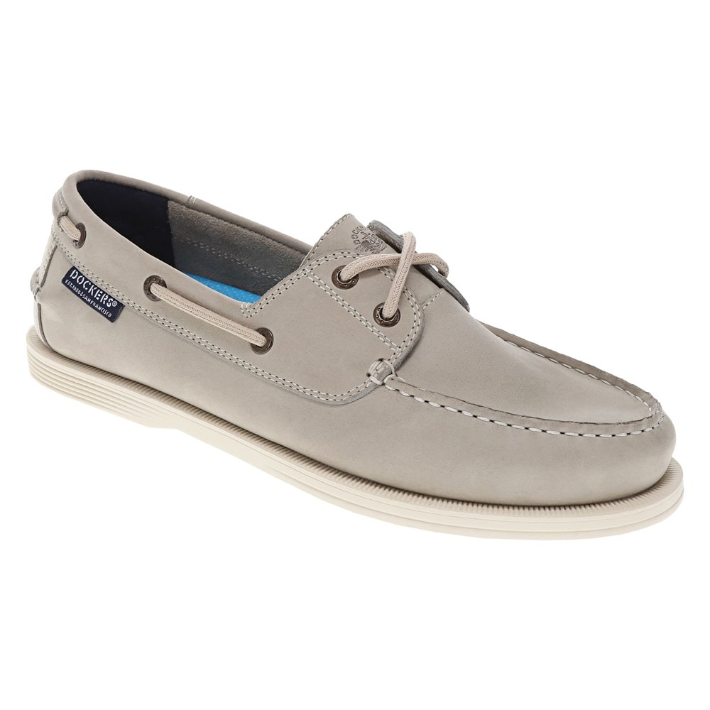 (取寄) ドッカーズ メンズ  Dockers men Dennison Light Grey Dockers Men's Dennison Boat Shoe | Famous Footwear