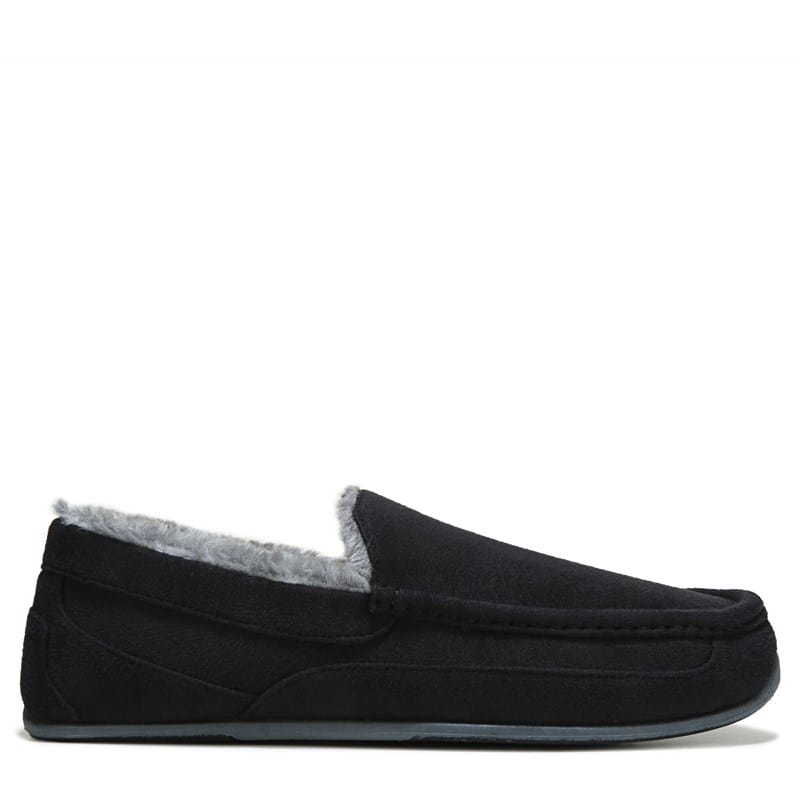 Deer Stags Men's Slipperooz Spun Moccasin Slipper Shoes (Black) - Size 12.0 W