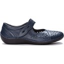 Navy Leather