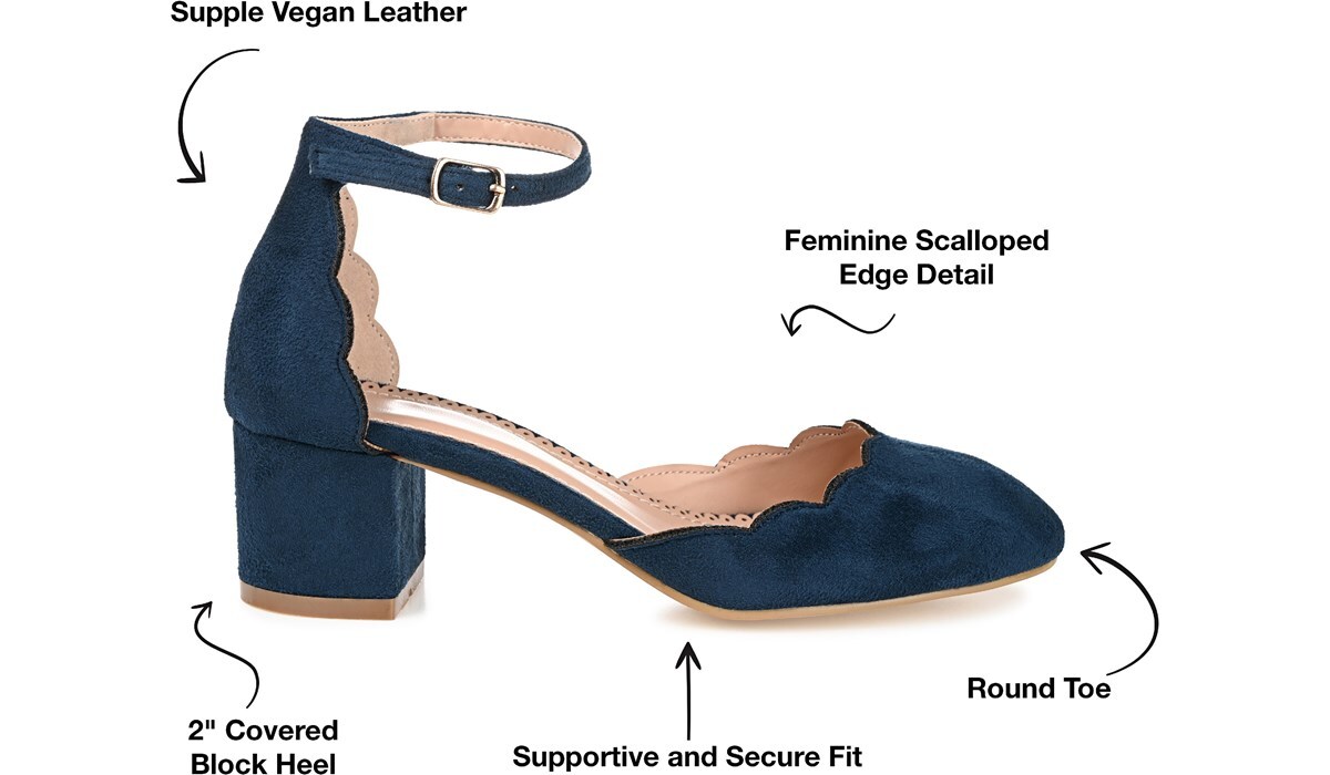 Journee Collection Women's Edna Wide Pump Famous Footwear