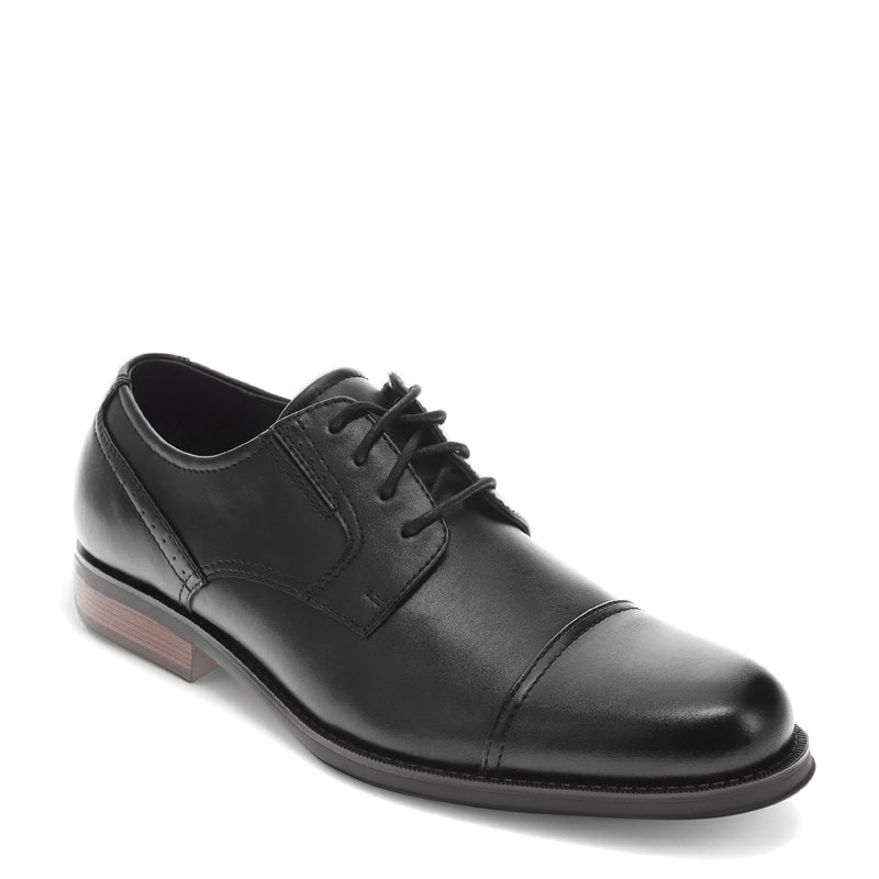 Dockers Men's Echo Cap Toe Oxford Shoes (Black) - Size 7.5 M