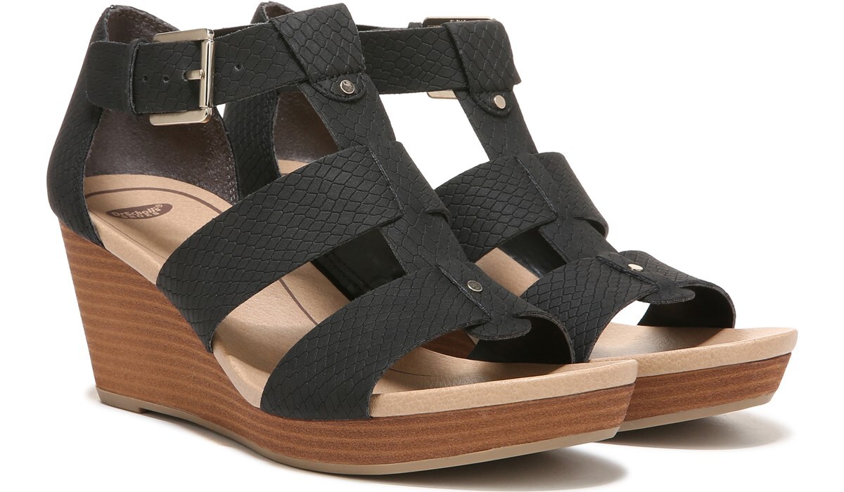 Scholl's Women's Barton Wedge Sandal Famous Footwear