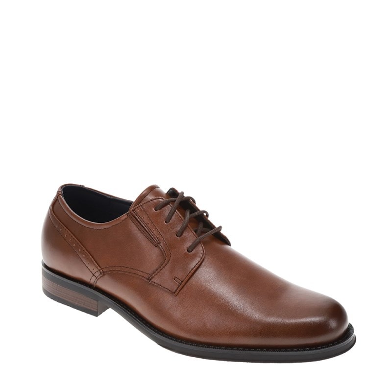 Dockers Men's Edgar Plain Toe Oxford Shoes (Cognac) - Size 10.0 M