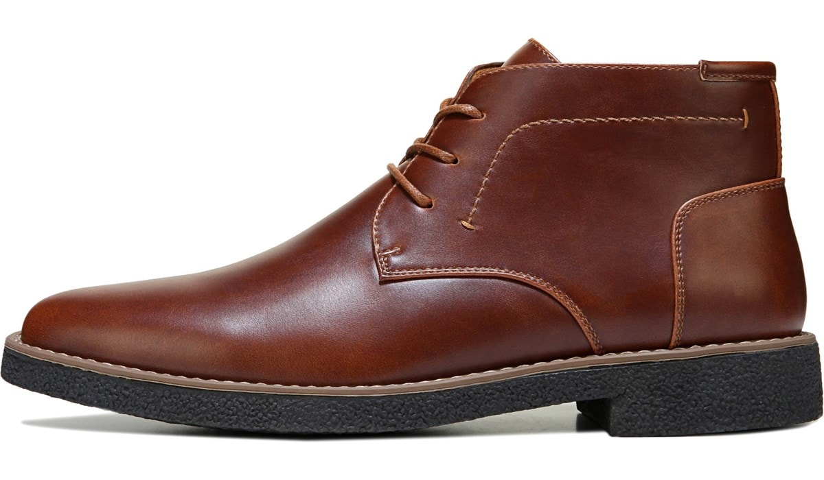 Deer Stags Men's Bangor Memory Foam Medium/Wide Chukka Boot Brown, Boots, Famous Footwear