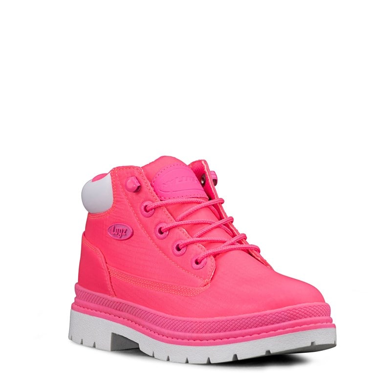 Lugz Women's Drifter Ripstop Chukka Boots (Neon Pink/White) - Size 10.0 M