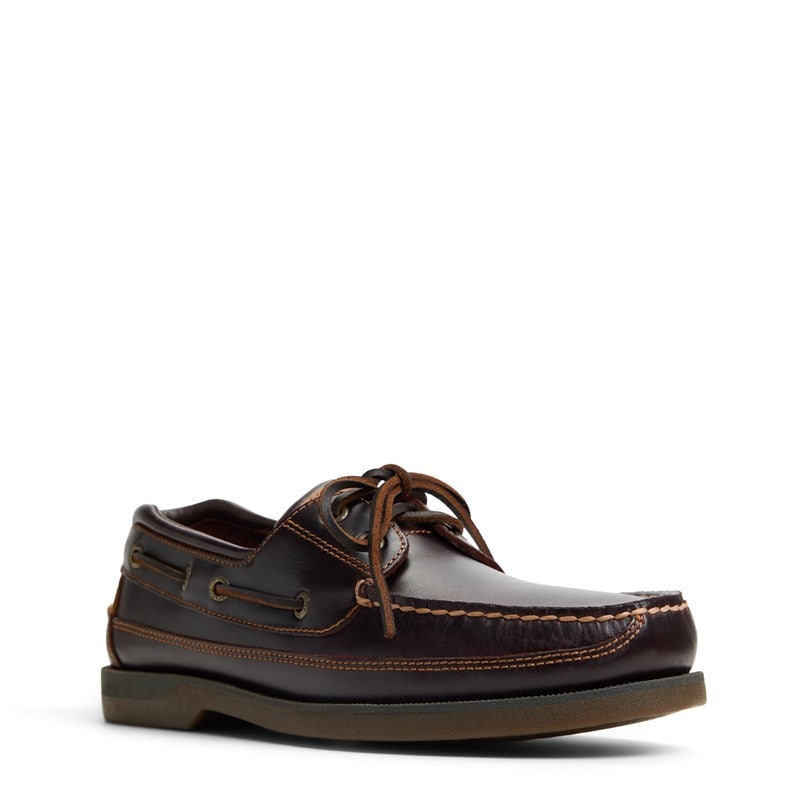 Sperry Men's Mako 2 Eye Leather Boat Shoes (Amaretto) - Size 10.0 M