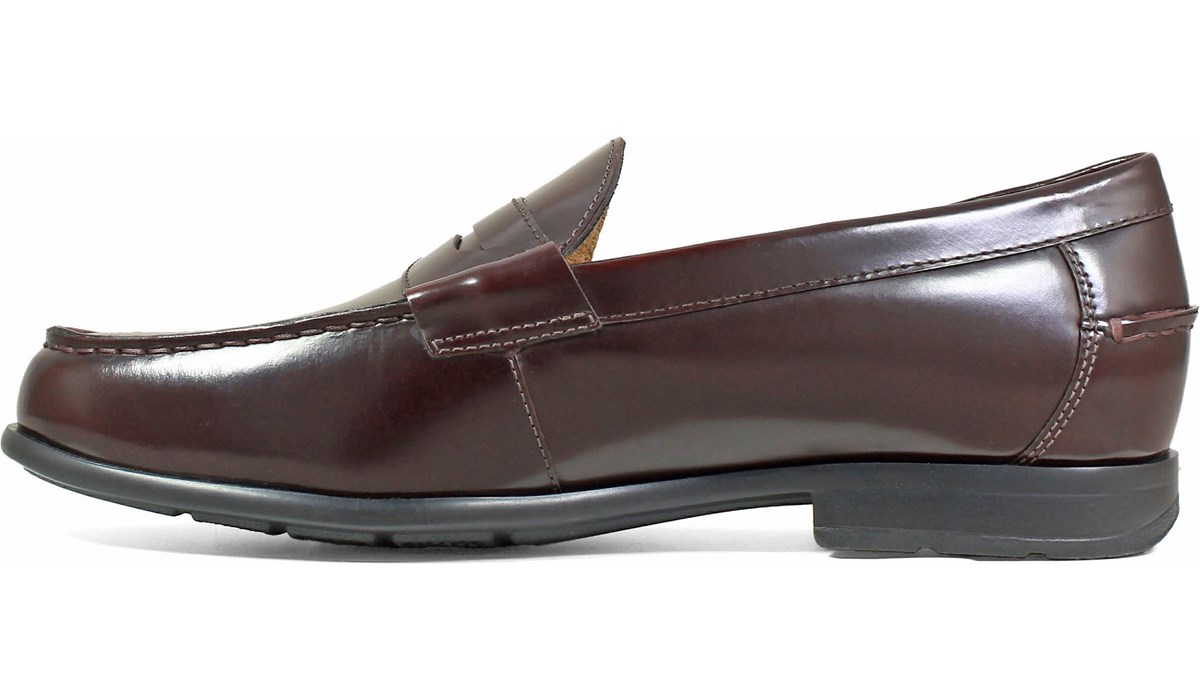 Nunn Bush Men's Drexel Medium/Wide Moc Toe Penny Loafer | Famous Footwear