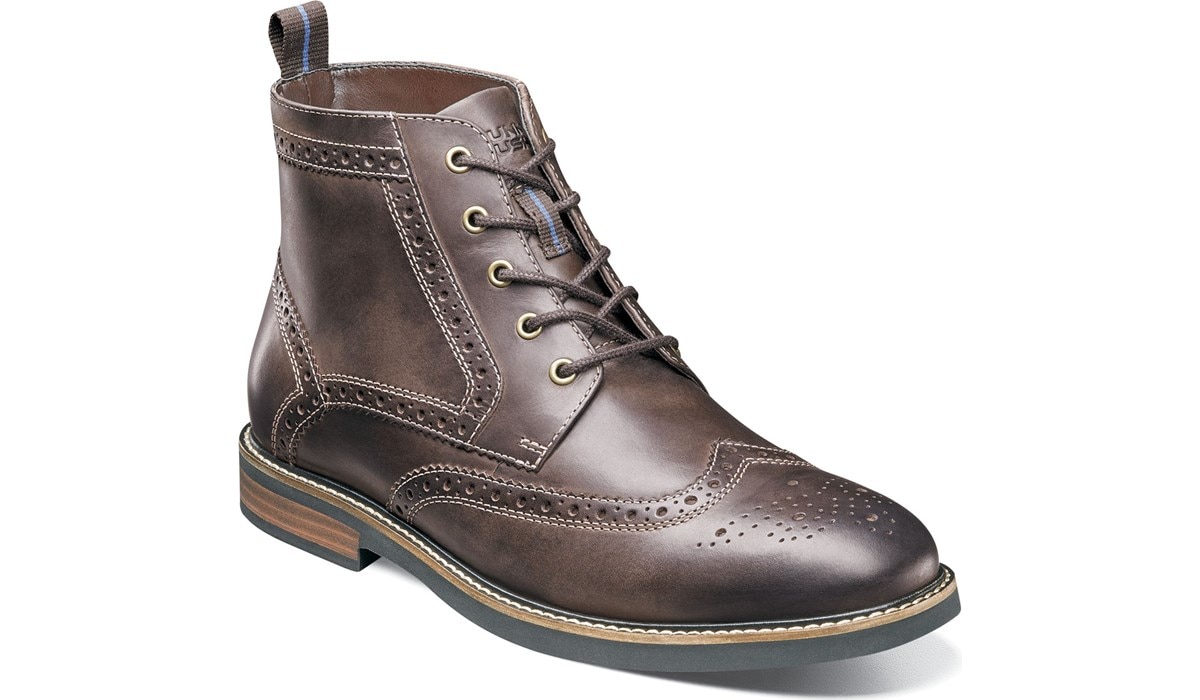 Nunn Bush Men s Odell Wingtip Boot Famous Footwear