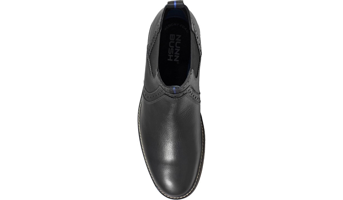 Nunn Bush Men's Otis Medium/Wide Plain Toe Chelsea Boot | Famous Footwear