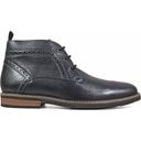 Black Tumbled Leather