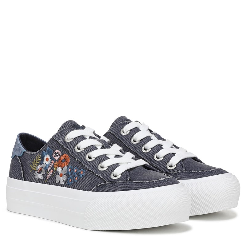 Blowfish Malibu Women's Sadie-Sun 3 Platform Sneakers (Navy Canvas) - Size 8.0 M