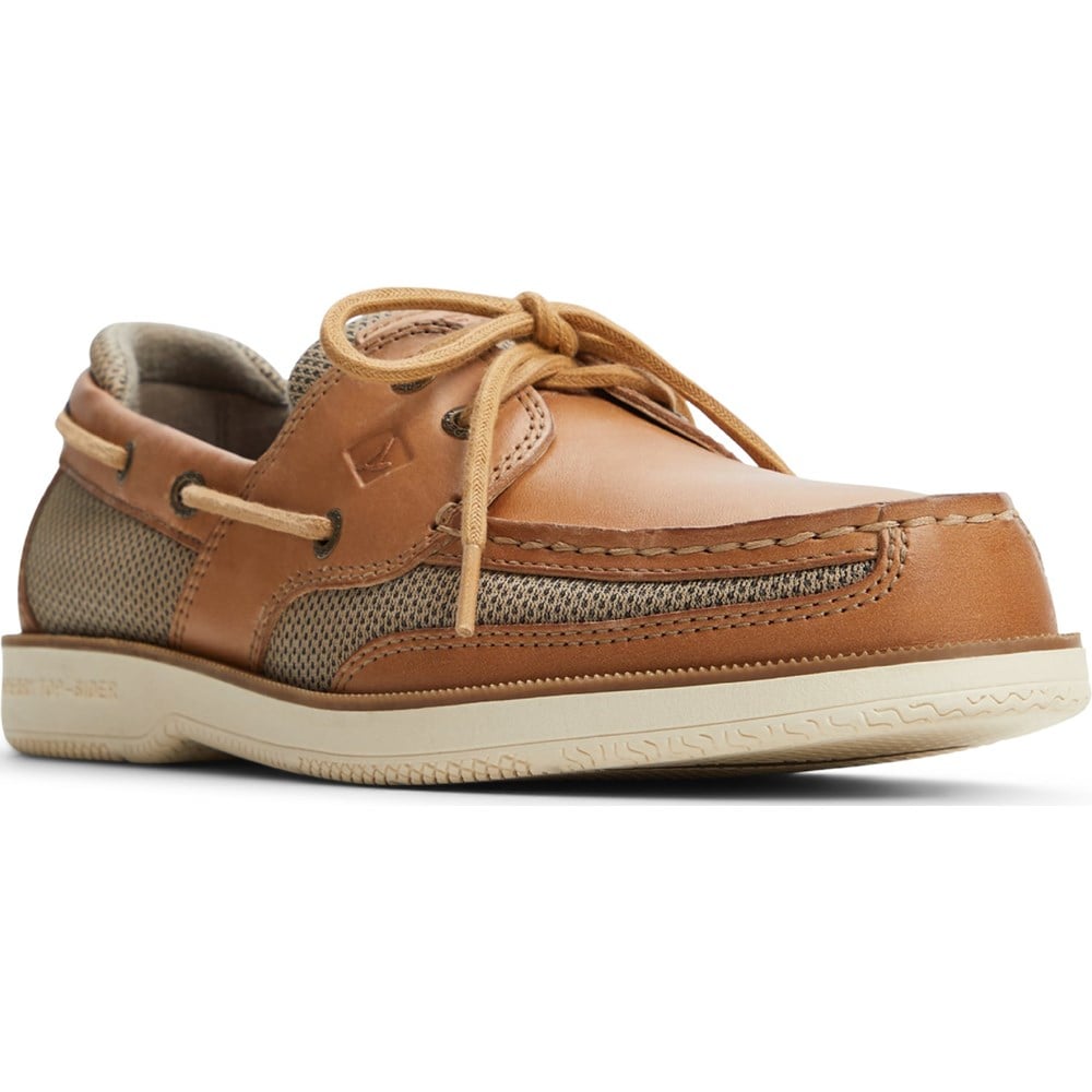 Sperry Men's Surveyor 2 Eye Leather Boat Shoe | Famous Footwear