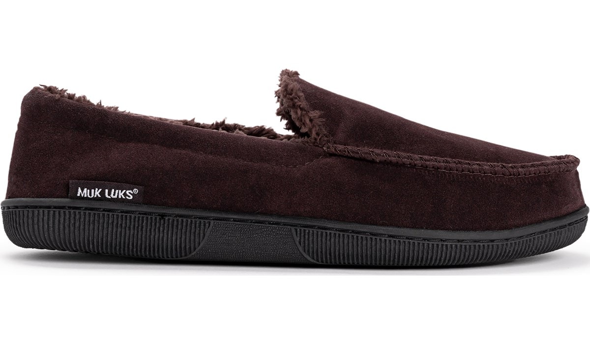 Muk Luks Men's Faux Suede Moccasin Slipper | Famous Footwear