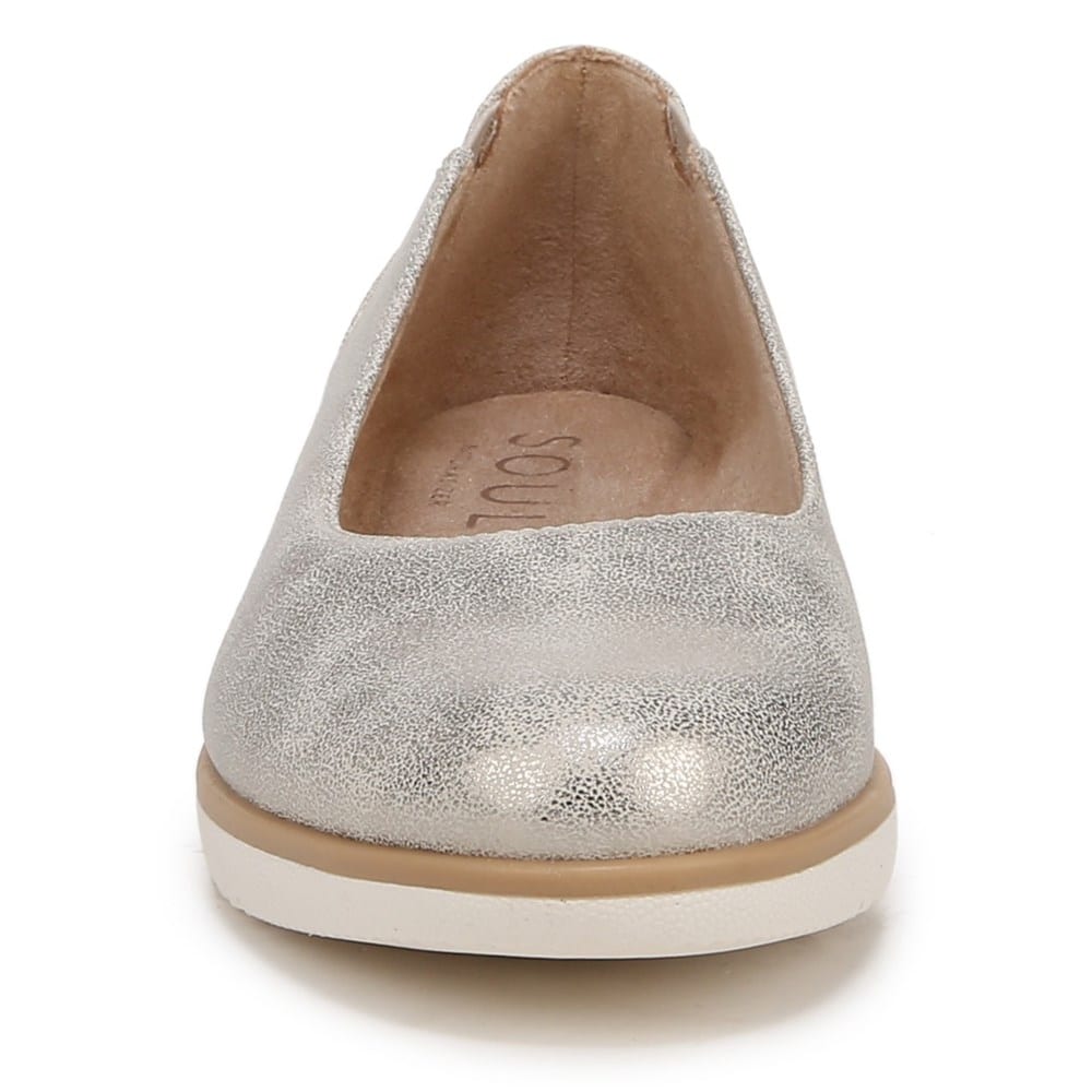 (取寄) ナチュラライザー レディース ソウル - アイデア-バレエ Naturalizer women Naturalizer SOUL Naturalizer - Idea-Ballet Light Gold Faux Leather SOUL Naturalizer Women's Idea Ballet Flat | Famous Footwear
