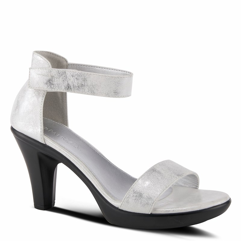 Patrizia Women's Idol Dress Sandals (Silver) - Size 39.0 M