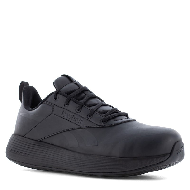 Reebok Work Men's Dmx Air Composite Toe Work Sneakers (Black/Black) - Size 9.5 M