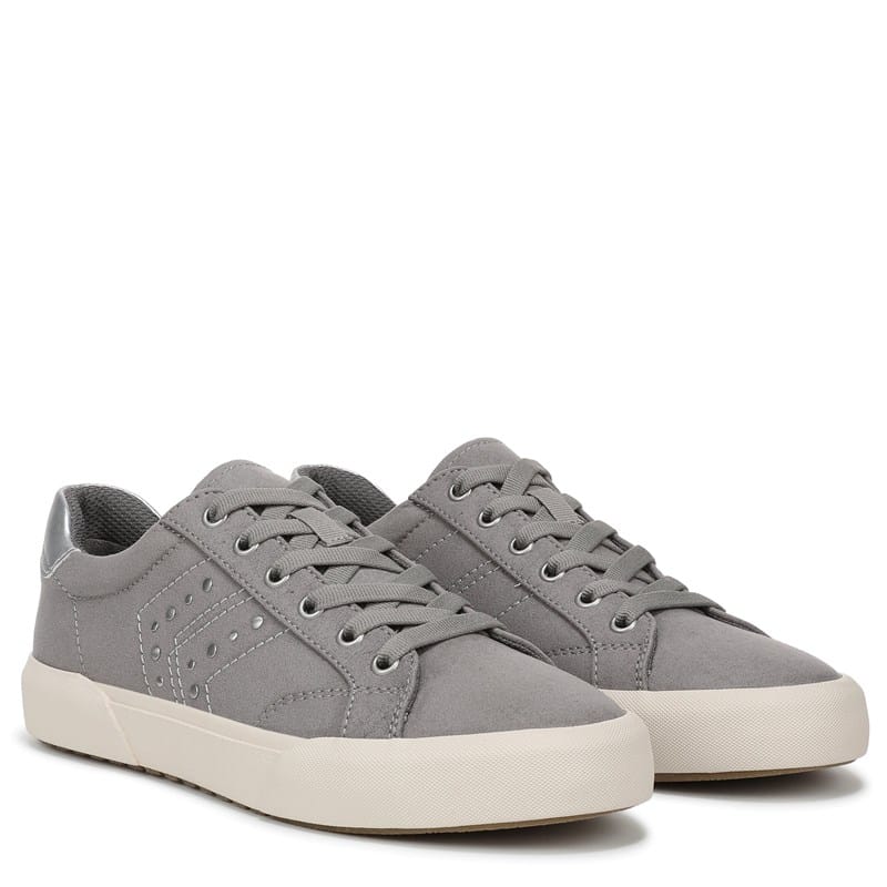 Dr. Scholl's Women's Online Sneakers (Calm Grey Microsuede) - Size 6.0 M