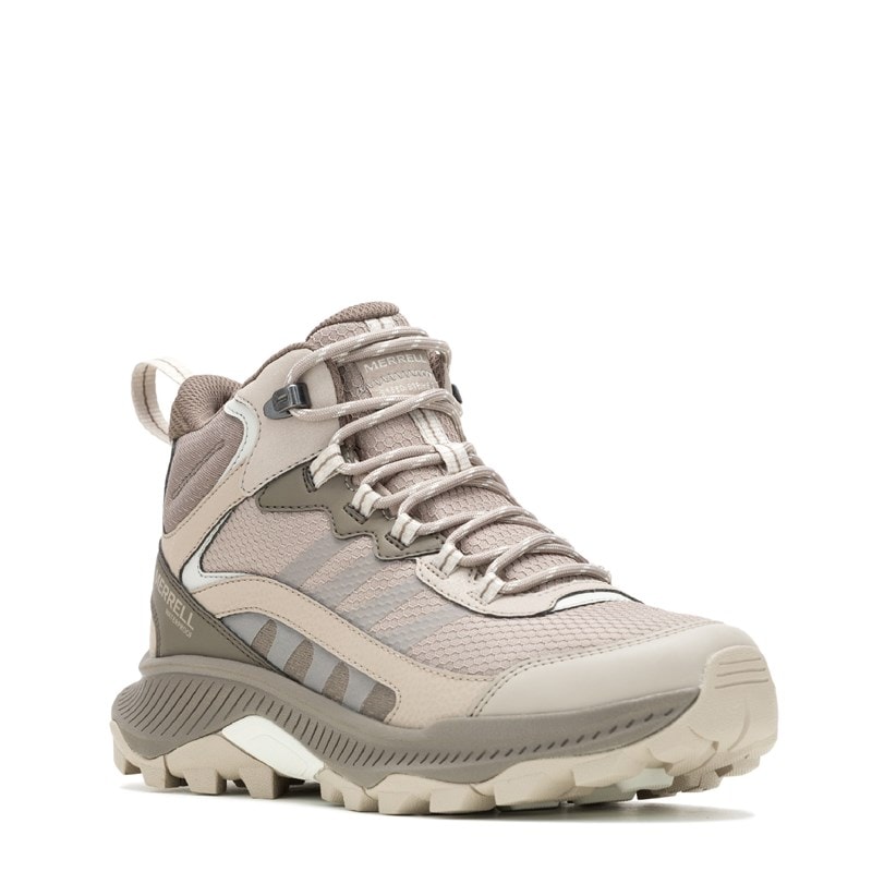 Merrell Women's Speed Strike 2 Waterproof Mid Hiker Boots (STONE) - Size 8.5 M