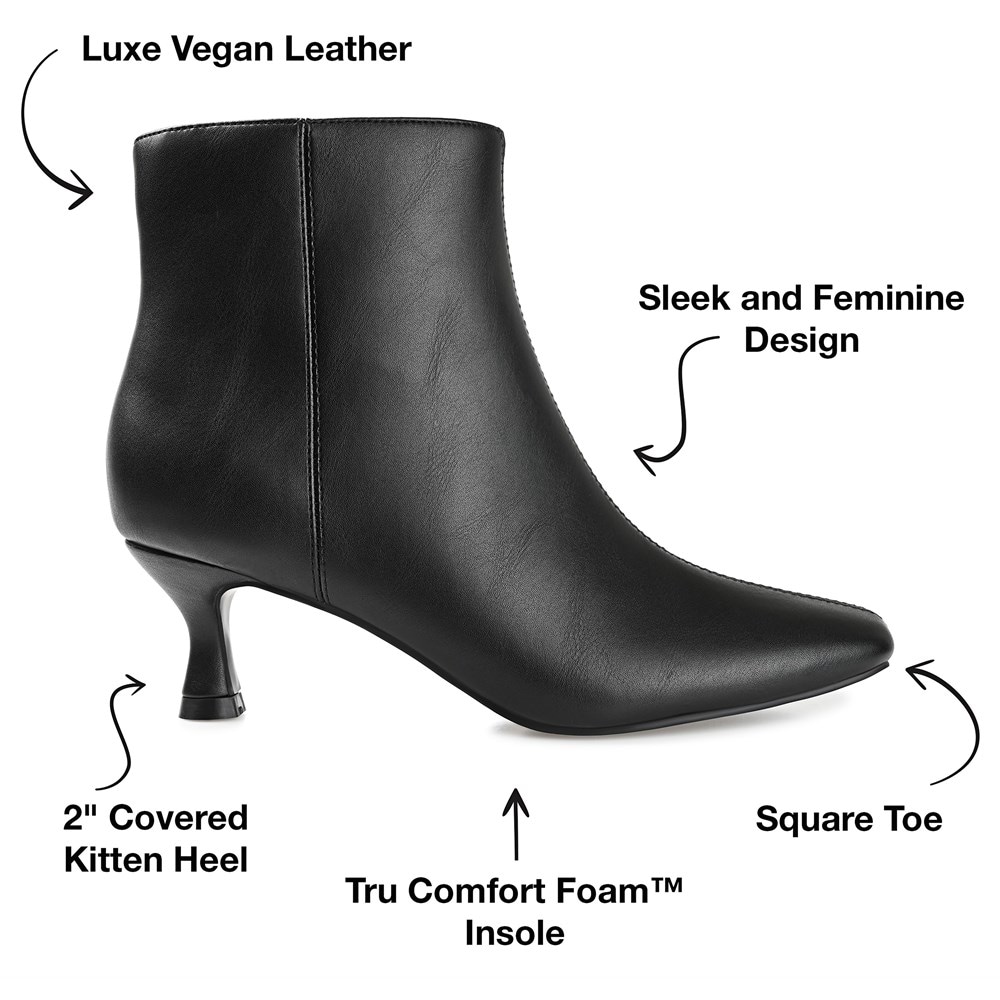 (取寄) ジュルネ コレクション レディース ブーティ Journee Collection women Kelssa Bootie Black Journee Women's Kelssa Dress Bootie | Famous Footwear
