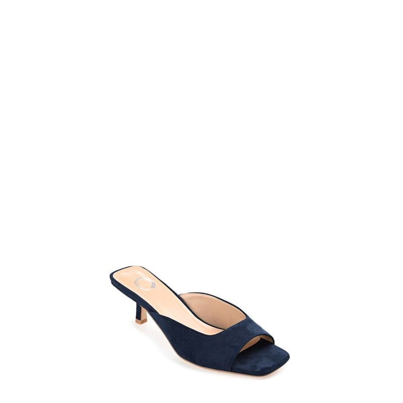 Journee Women's Larna Dress Sandals (Navy Synthetic) - Size 7.0 M