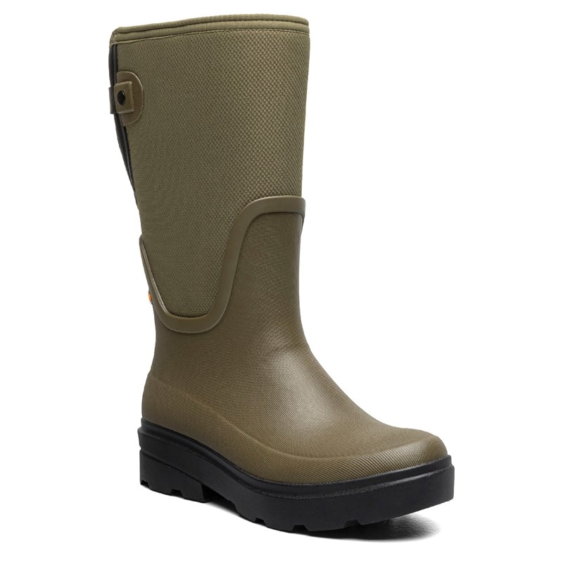 Bogs Women's Hazel Tall Adjustable Calf Waterproof Boots (Olive) - Size 11.0 M