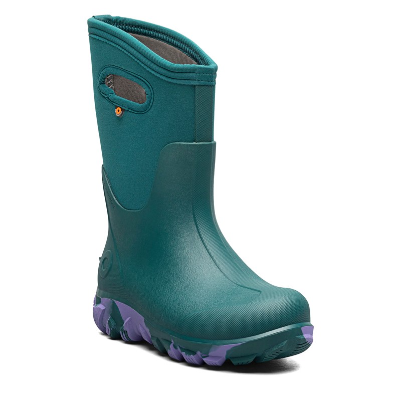 Bogs Kids' Classic Seamless Wp Winter Boot Toddler/Little/Big Kid Boots (Dark Turquoise) - Size 6.0 M