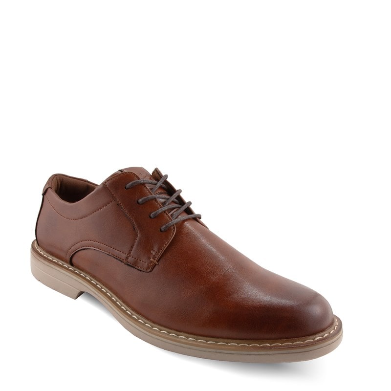 Deer Stags Men's Belmont Supro Comfort Lace Up Dress Oxford Shoes (Cognac) - Size 15.0 M