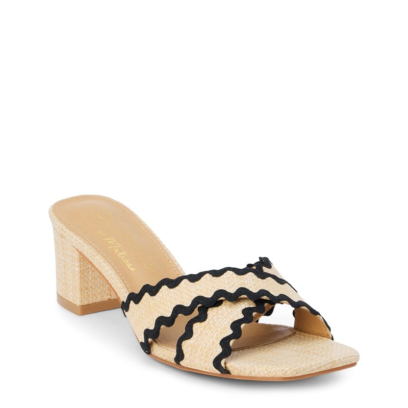 Coconuts Women's Principessa Block Heel Sandals (Natural) - Size 11.0 M