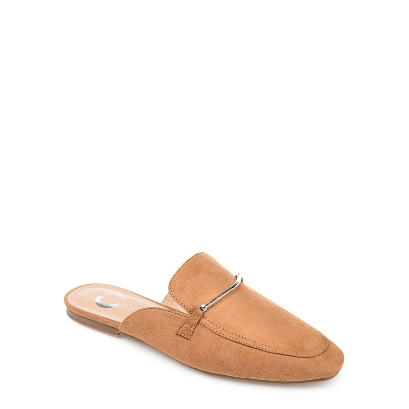 Journee Women's Ameena Mule Shoes (Tan Synthetic) - Size 8.5 M