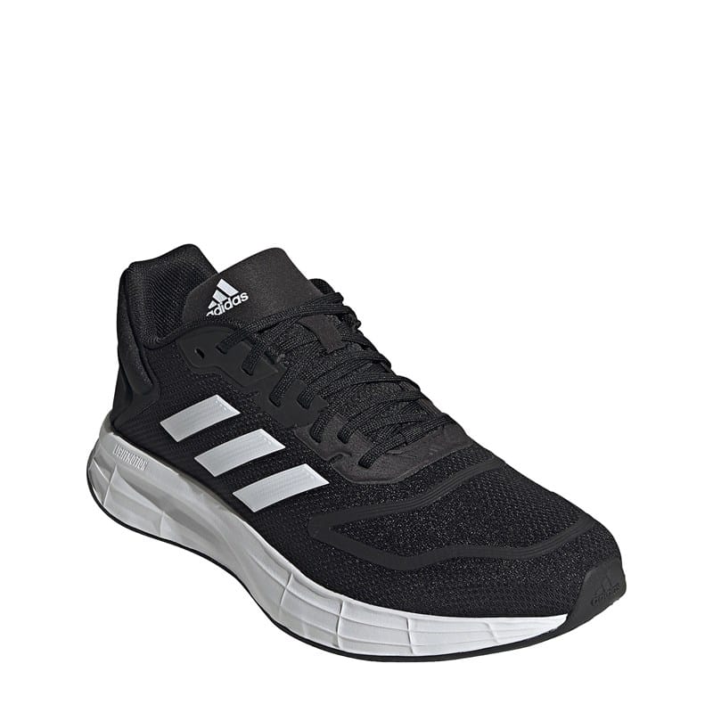 Adidas Men's Duramo 10 Sl 2.0 Running Shoes (Black/White/Black) - Size 9.5 M