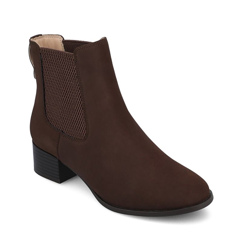 Journee Women's Chayse Ankle Boots (Chocolate/Nubuck) - Size 9.0 M