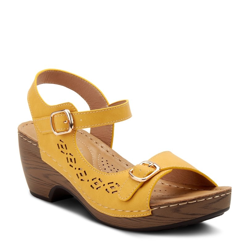 Patrizia Women's Shantay Sandals (Yellow) - Size 39.0 M