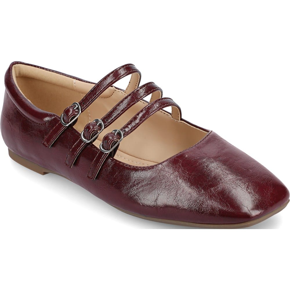 Journee Women's Darlin Medium/Wide Strappy Flat | Famous Footwear
