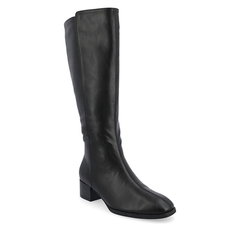 Journee Women's Devri Wide Calf Tall Boots (Black) - Size 7.0 M