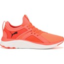 Coral/Black/White