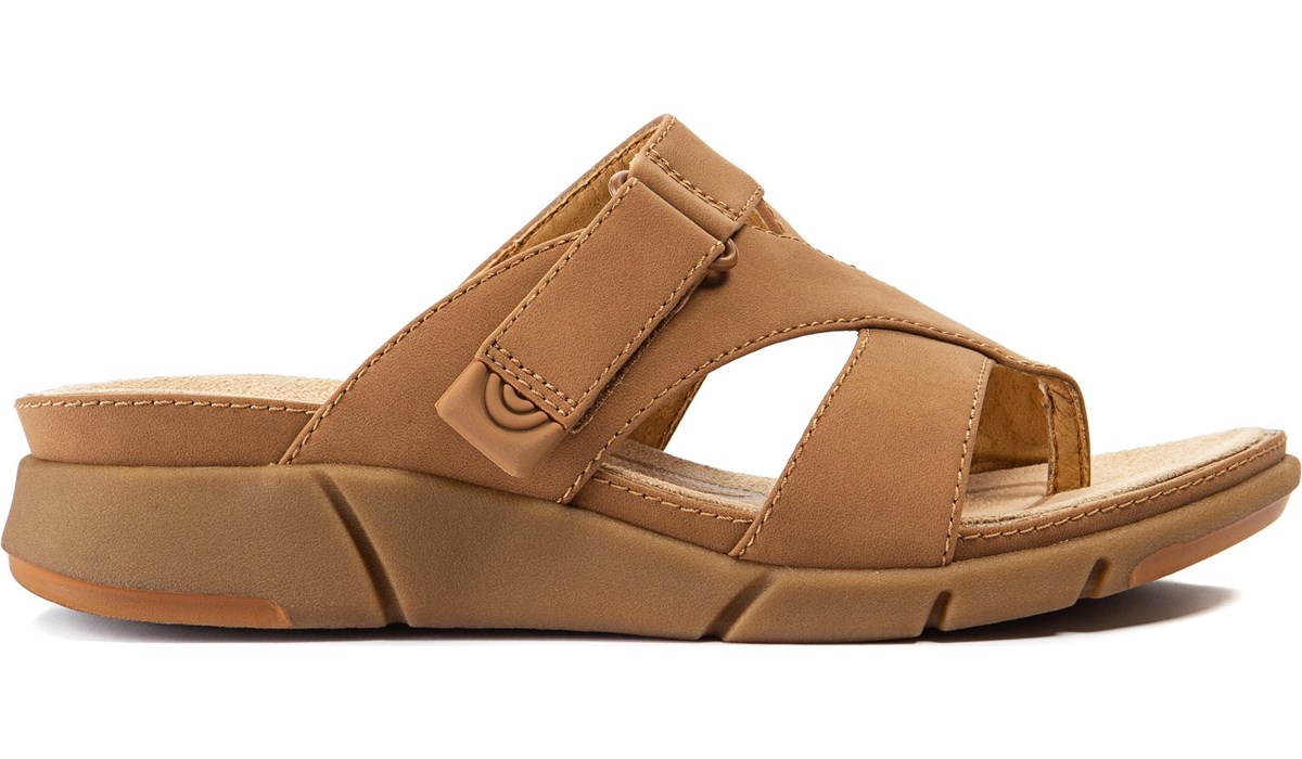tan footbed sandals