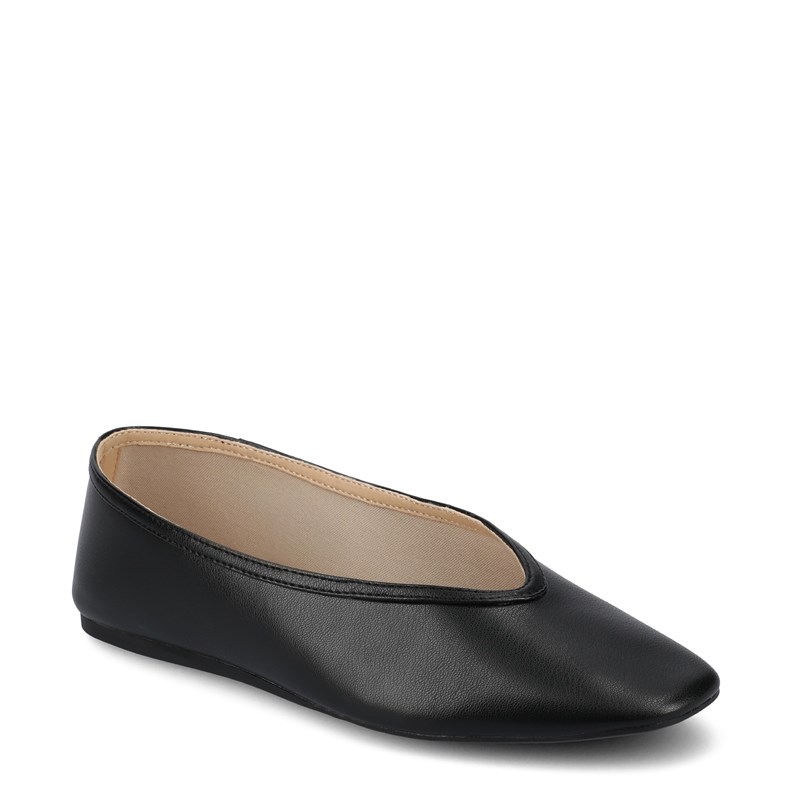 Journee Women's Fortune Ballet Flat Shoes (Black) - Size 6.5 M
