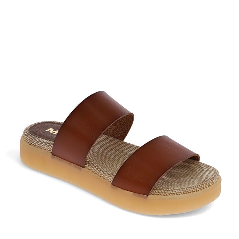 Mia Women's Saige Slide Sandals (Cognac) - Size 6.0 M