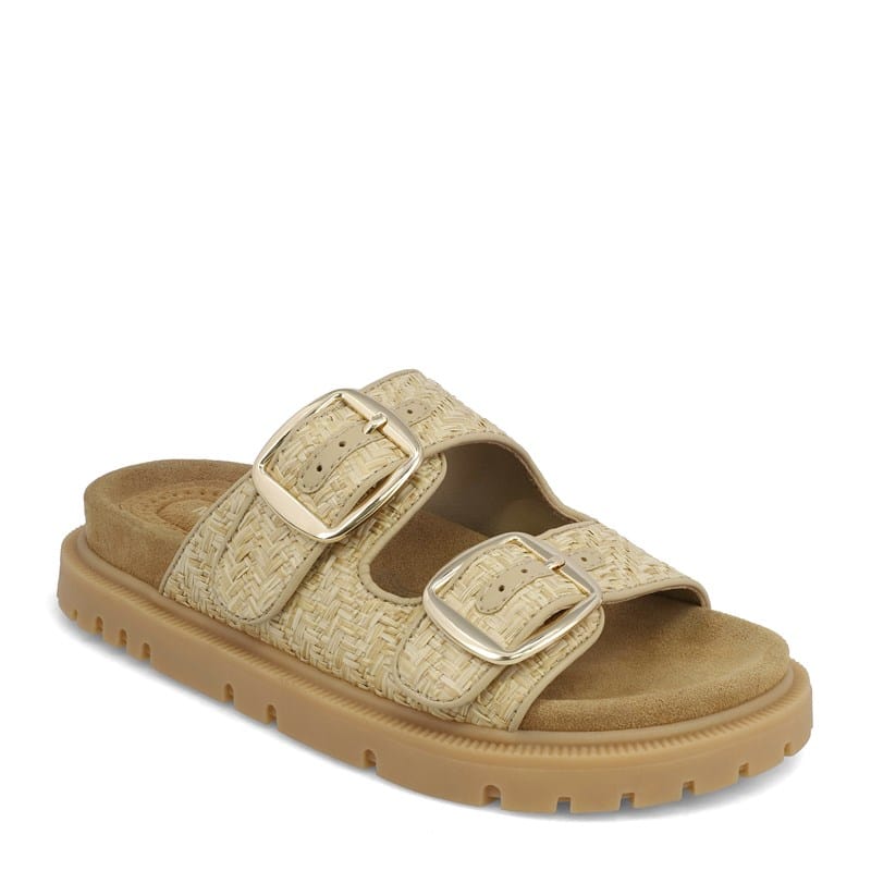Mia Women's Monica Woven Slide Sandals (Natural) - Size 6.5 M