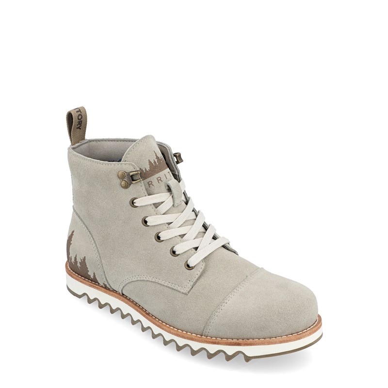 Territory Men's Zion Wide Water Resistant Hiking Boots (Taupe Leather) - Size 11.5 W