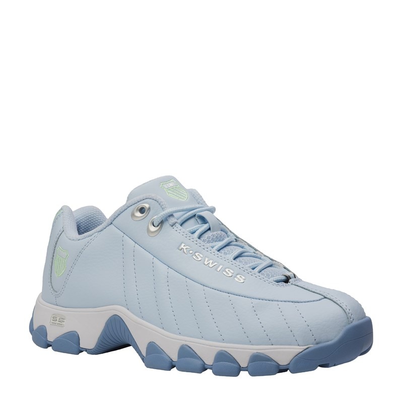 K-Swiss Women's St329 Cmf Memory Foam Training Shoes (White/Blue/Green) - Size 11.0 M