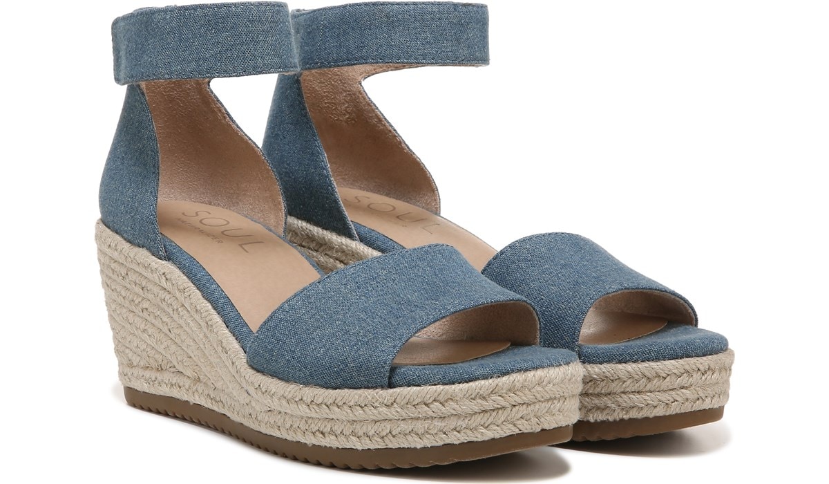 SOUL Naturalizer Espadrille Wedge Sandal Footwear