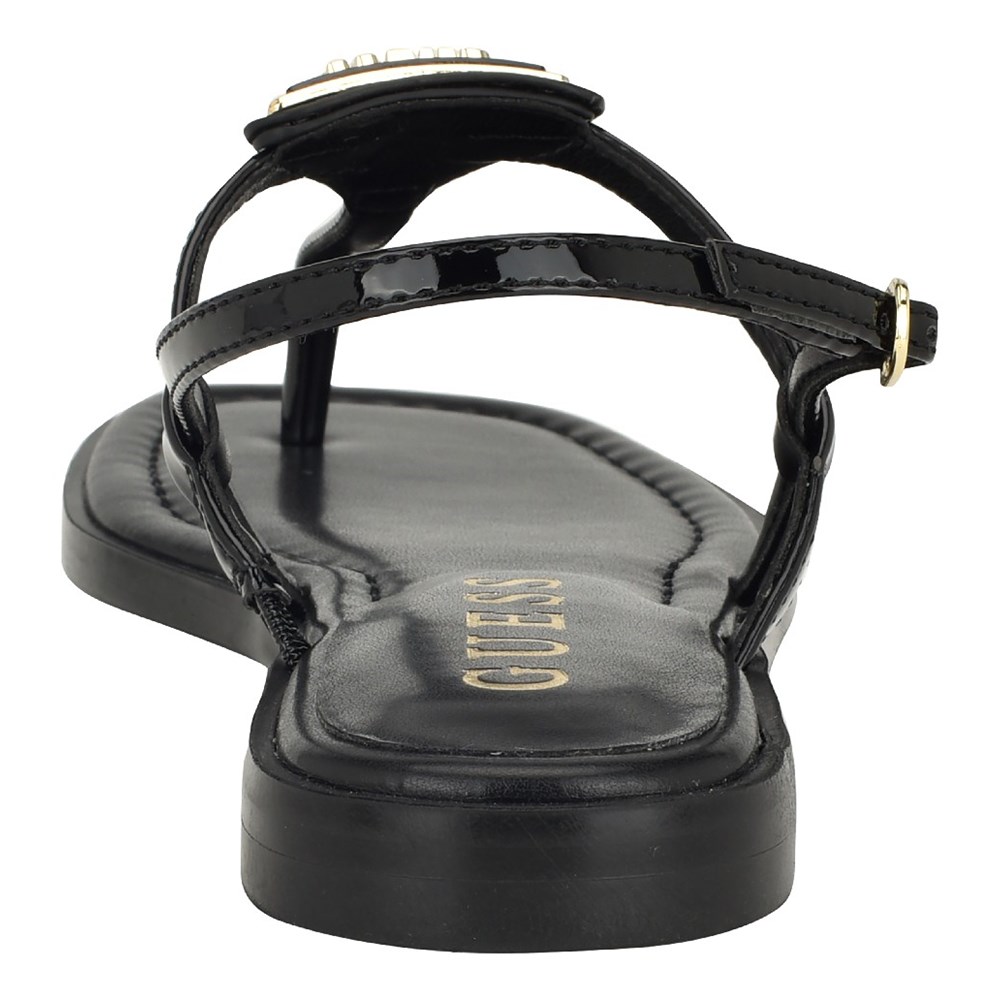 GUESS Women s Rainey T Strap Sandal Famous Footwear