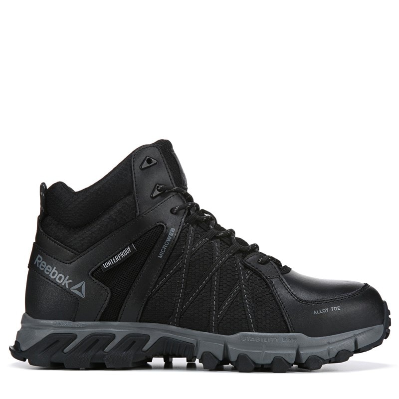 Reebok Work Men's Trailgrip Work Alloy Toe Work Boots (Black/Grey) - Size 8.0 W