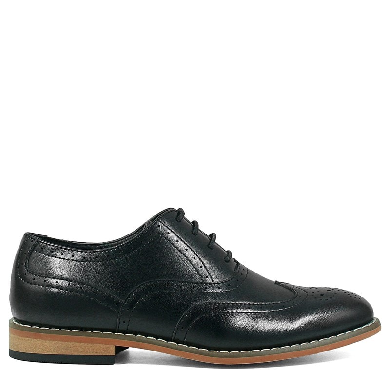 Stacy Adams Kids' Dunbar Wing Tip Oxford Little/Big Kid Shoes (Black) - Size 1.0 M