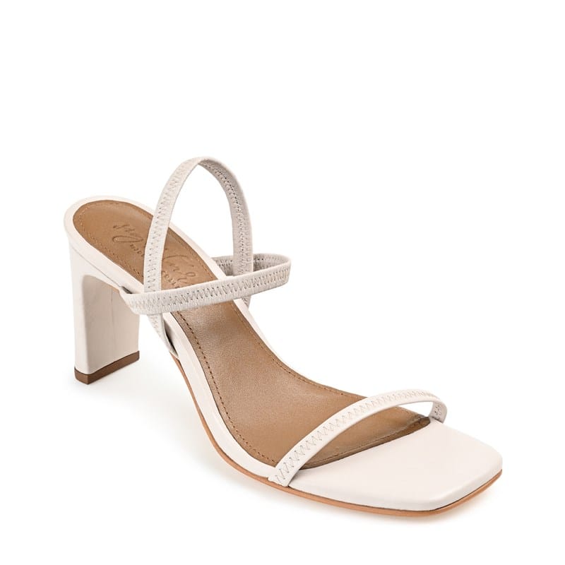 Journee Signature Women's Lenonn Dress Sandals (Off White Leather) - Size 9.5 M